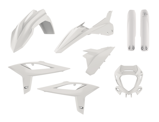 KIT PLASTICHE completo Polisport per Beta RR 390 2020-2022 / Bianco