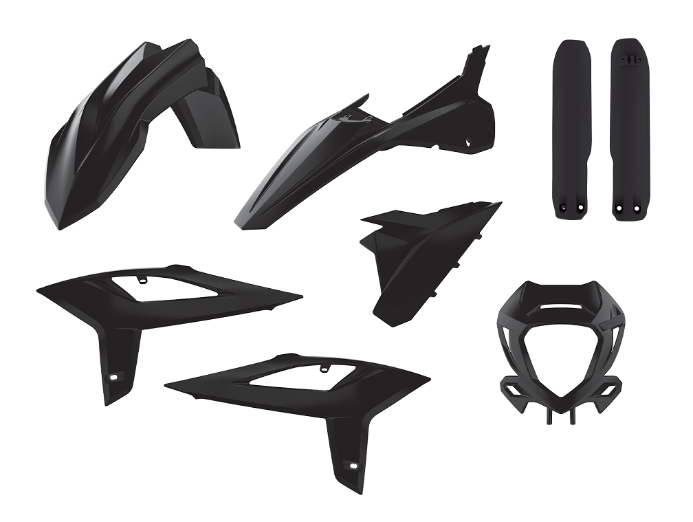 KIT PLASTICHE completo Polisport per Beta RR 125 2T 2020-2022 / Nero