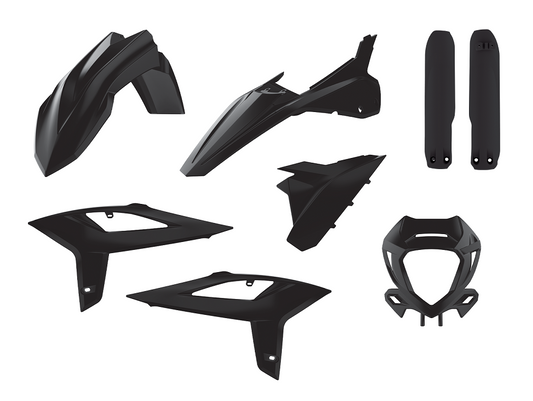 KIT PLASTICHE completo Polisport per Beta RR 300 2020-2022 / Nero
