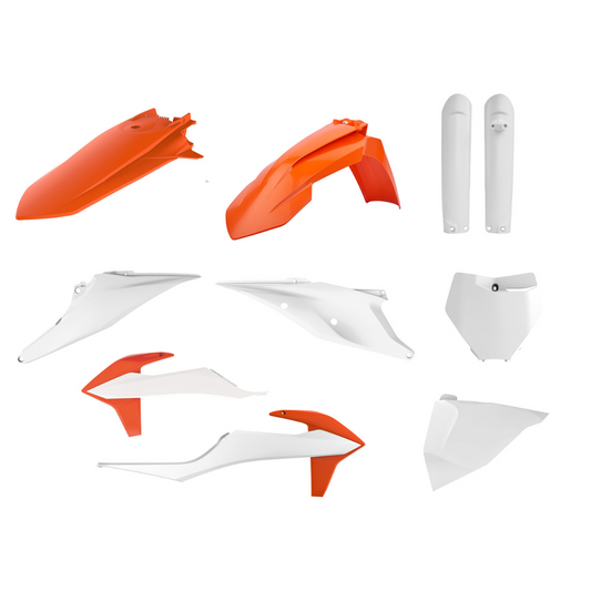 KIT PLASTICHE completo Polisport per Ktm SX-F 450 2019-2022 / Arancione16/Bianco20