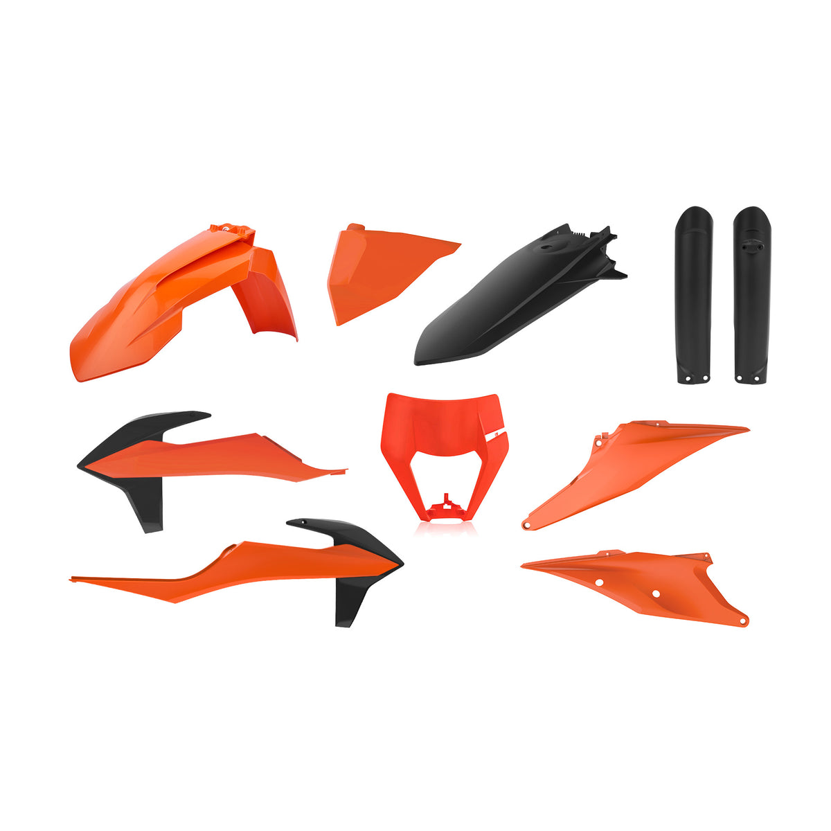 KIT PLASTICHE completo Polisport per Ktm EXC 250 2020-2023 / Arancione16/Nero