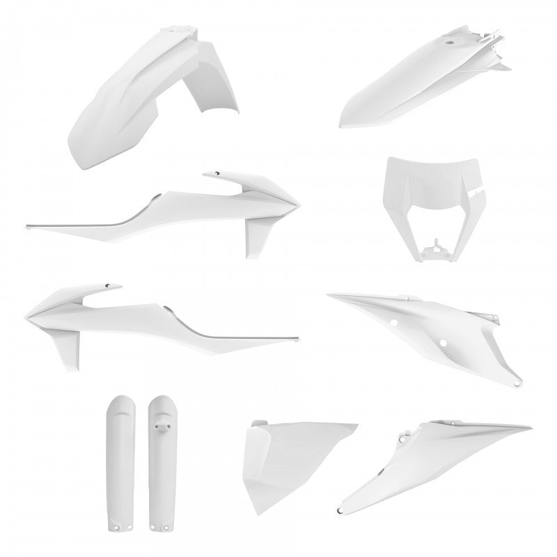 KIT PLASTICHE completo Polisport per Ktm EXC 250 2020-2023 / Bianco20