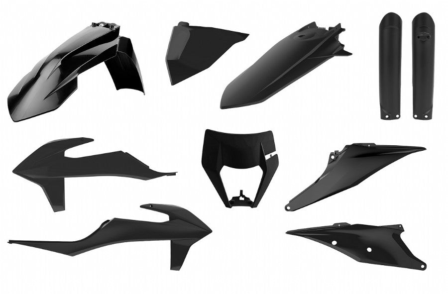KIT PLASTICHE completo Polisport per Ktm EXC 250 2020-2023 / Nero