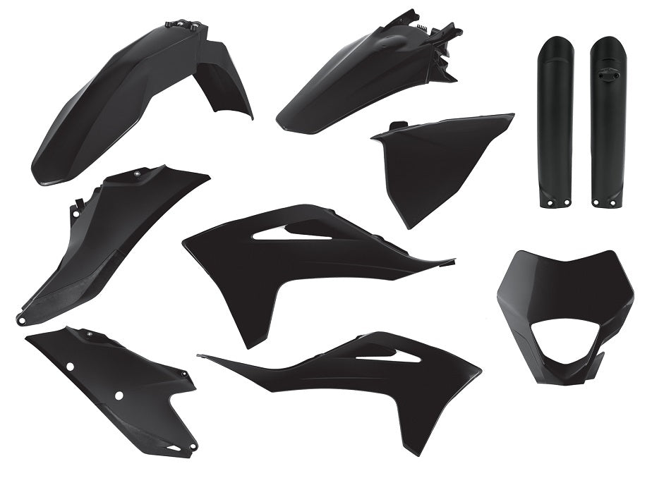 KIT PLASTICHE completo Polisport per Gas Gas EC 250 2021-2023 / GASGAS Nero