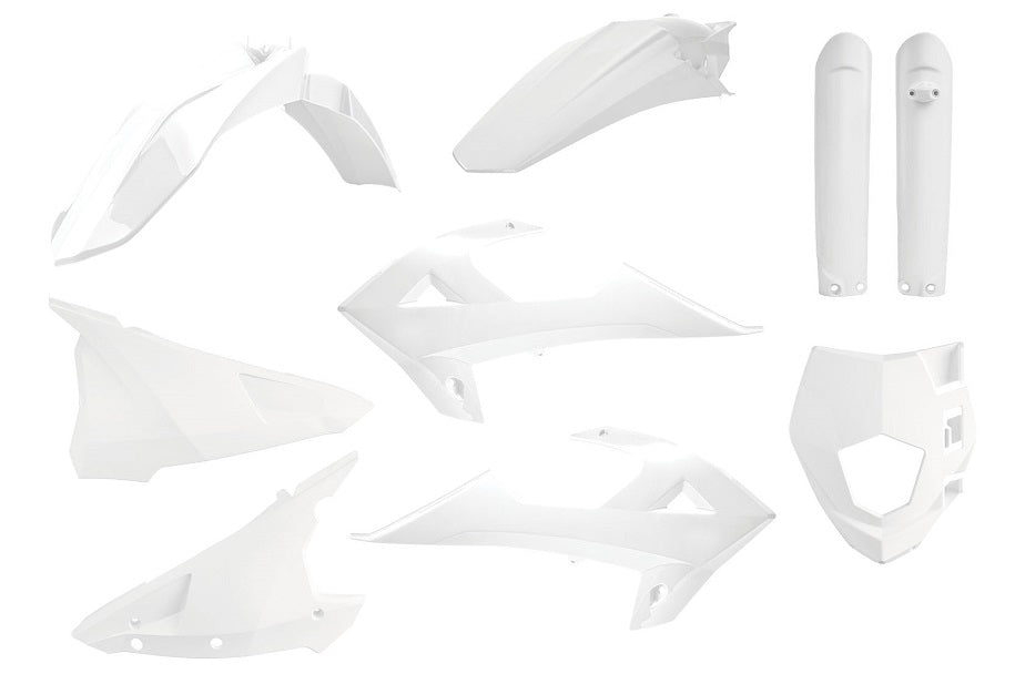 KIT PLASTICHE completo Polisport per Rieju MR 300 2021-2025 / GASGAS RIEJU Bianco