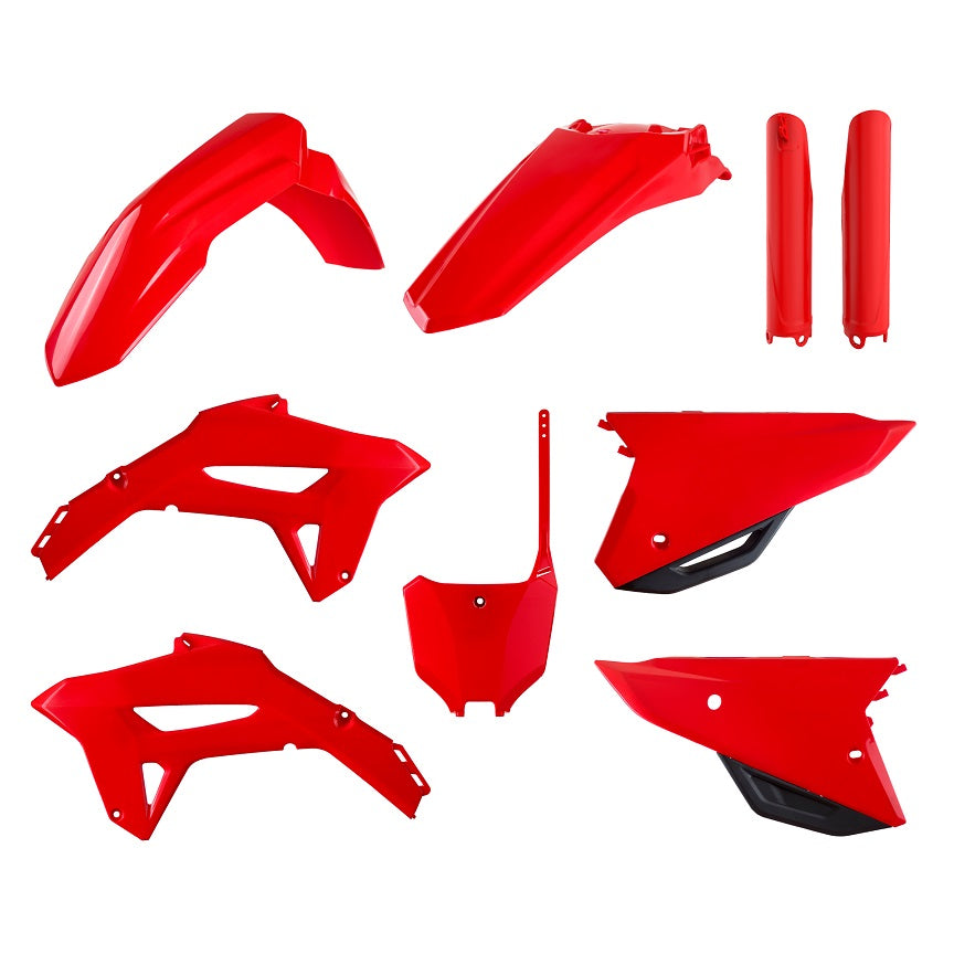 KIT PLASTICHE completo Polisport per Honda CRF 250 R 2022-2024 / Rosso cr04