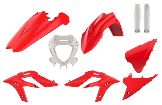 KIT PLASTICHE completo Polisport per Beta Xtrainer 250 2020-2022 / Rosso/Bianco