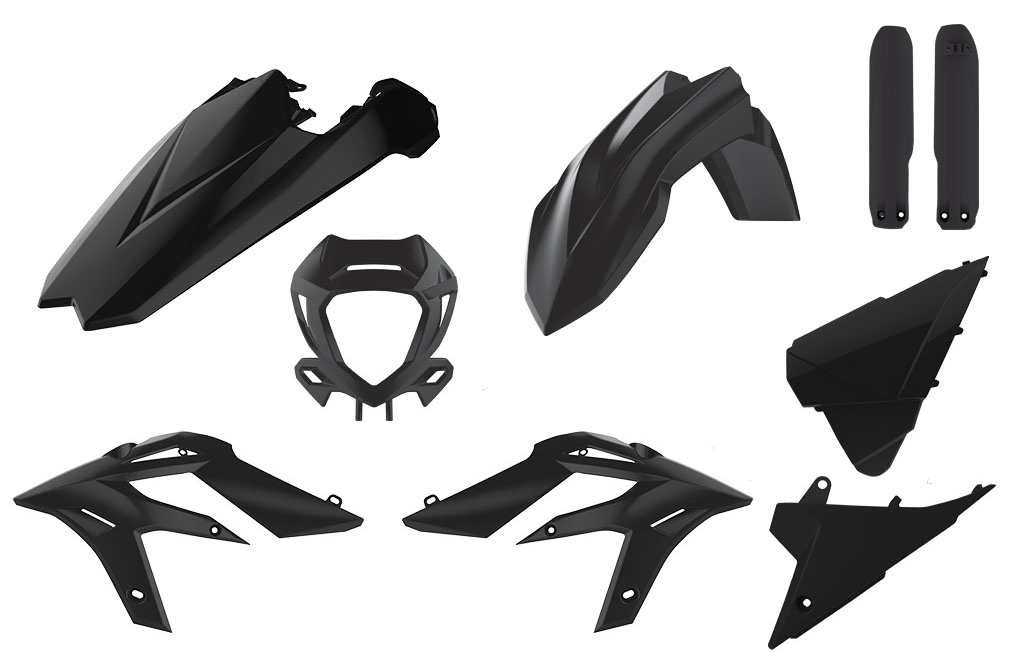 KIT PLASTICHE completo Polisport per Beta Xtrainer 300 2020-2022 / Nero