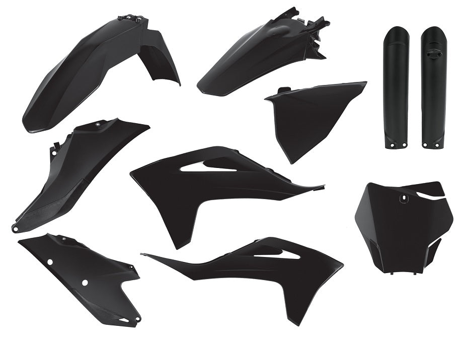 KIT PLASTICHE completo Polisport per Gas Gas MC 125 2021-2023 / GASGAS Nero