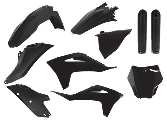 KIT PLASTICHE completo Polisport per Gas Gas MC 450 F 2021-2023 / GASGAS Nero