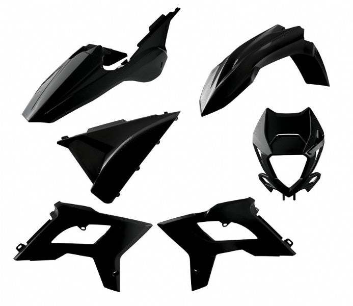 KIT PLASTICHE completo Polisport per Beta RR 480 2018-2019 / restyling BETA RR 18-19 Nero