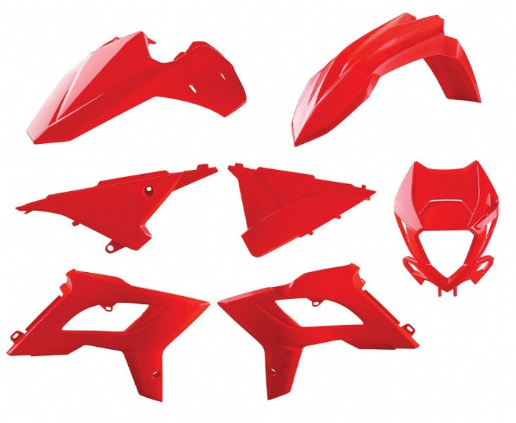 KIT PLASTICHE completo Polisport per Beta RR 300 2013-2017 / restyling BETA RR 13-17 Rosso