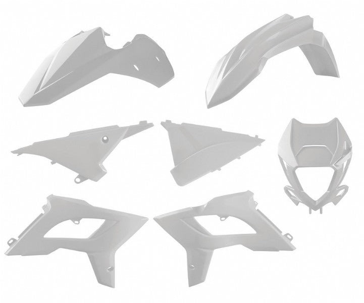 KIT PLASTICHE completo Polisport per Beta RR 250 2013-2017 / restyling BETA RR 13-17 Bianco