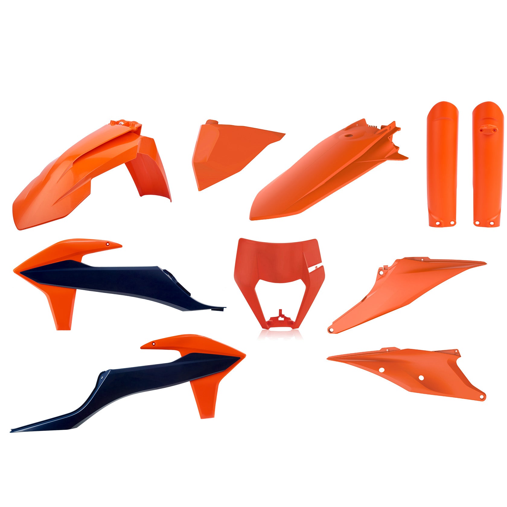KIT PLASTICHE completo Polisport per Ktm EXC 450 2020-2023 / Arancione16 (P91104)
