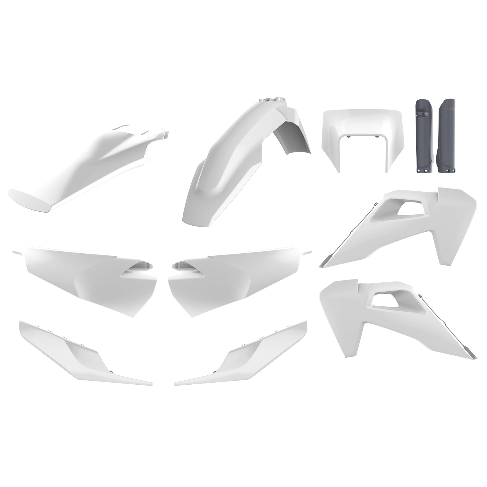 KIT PLASTICHE completo Polisport per Husqvarna FE 450 2020-2023 / Bianco20/Nardo grey