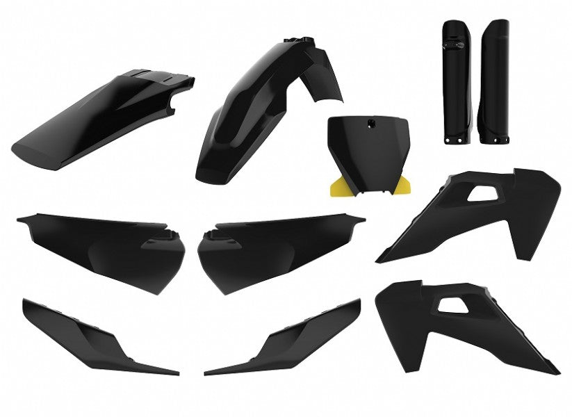 KIT PLASTICHE completo Polisport per Husqvarna TC 250 2019-2022 / Nero