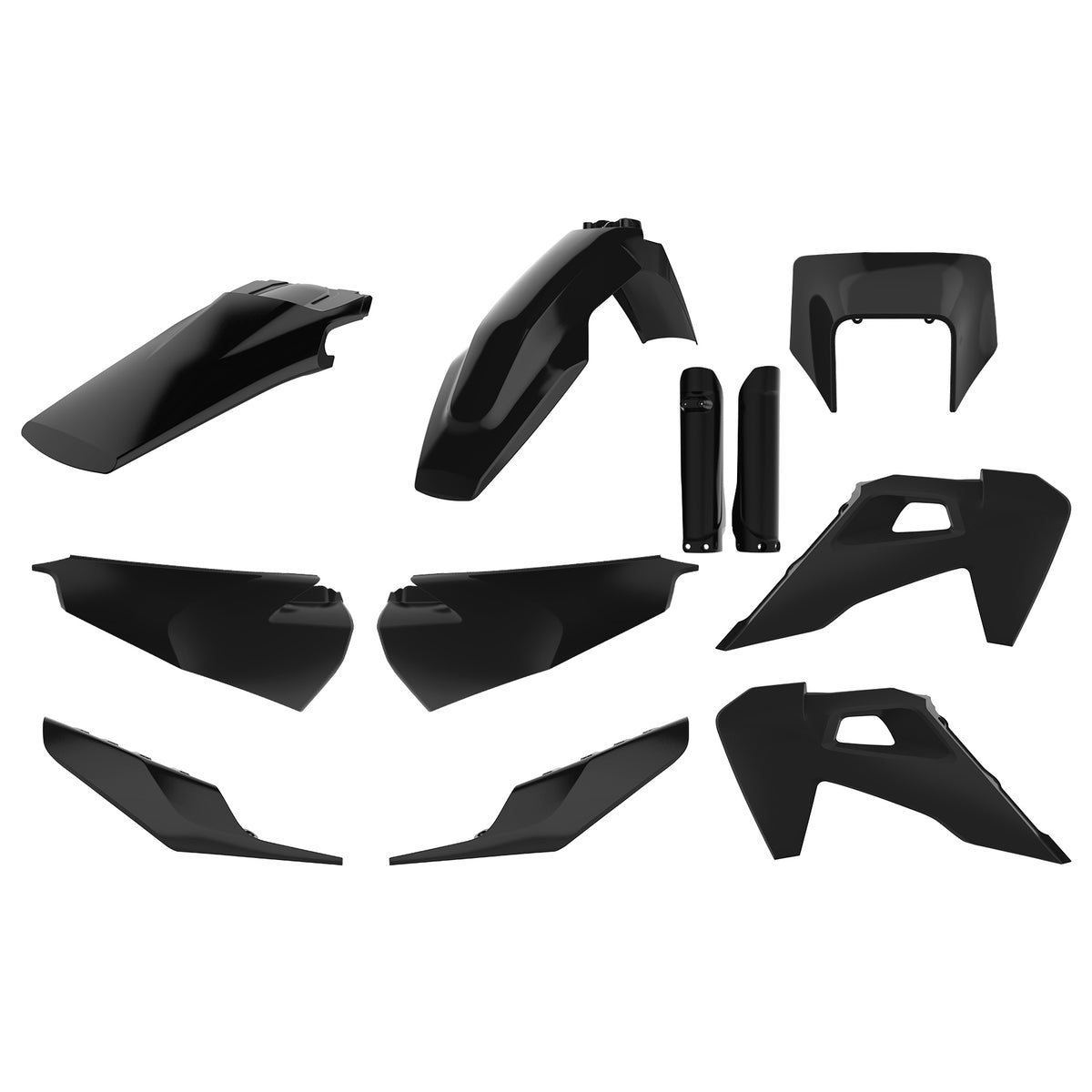 KIT PLASTICHE completo Polisport per Husqvarna FE 250 2020-2023 / Nero