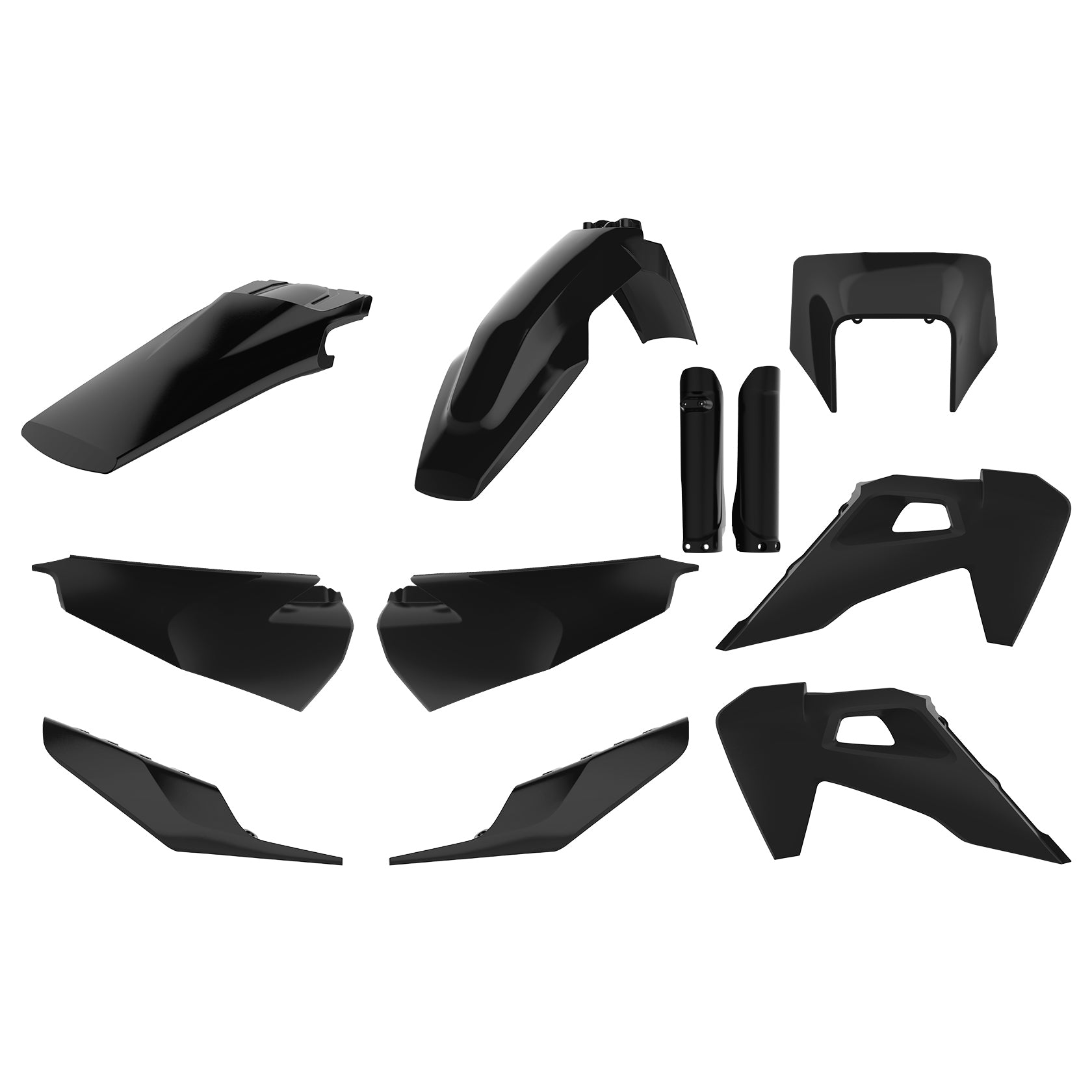 KIT PLASTICHE completo Polisport per Husqvarna FE 501 2020-2023 / Nero