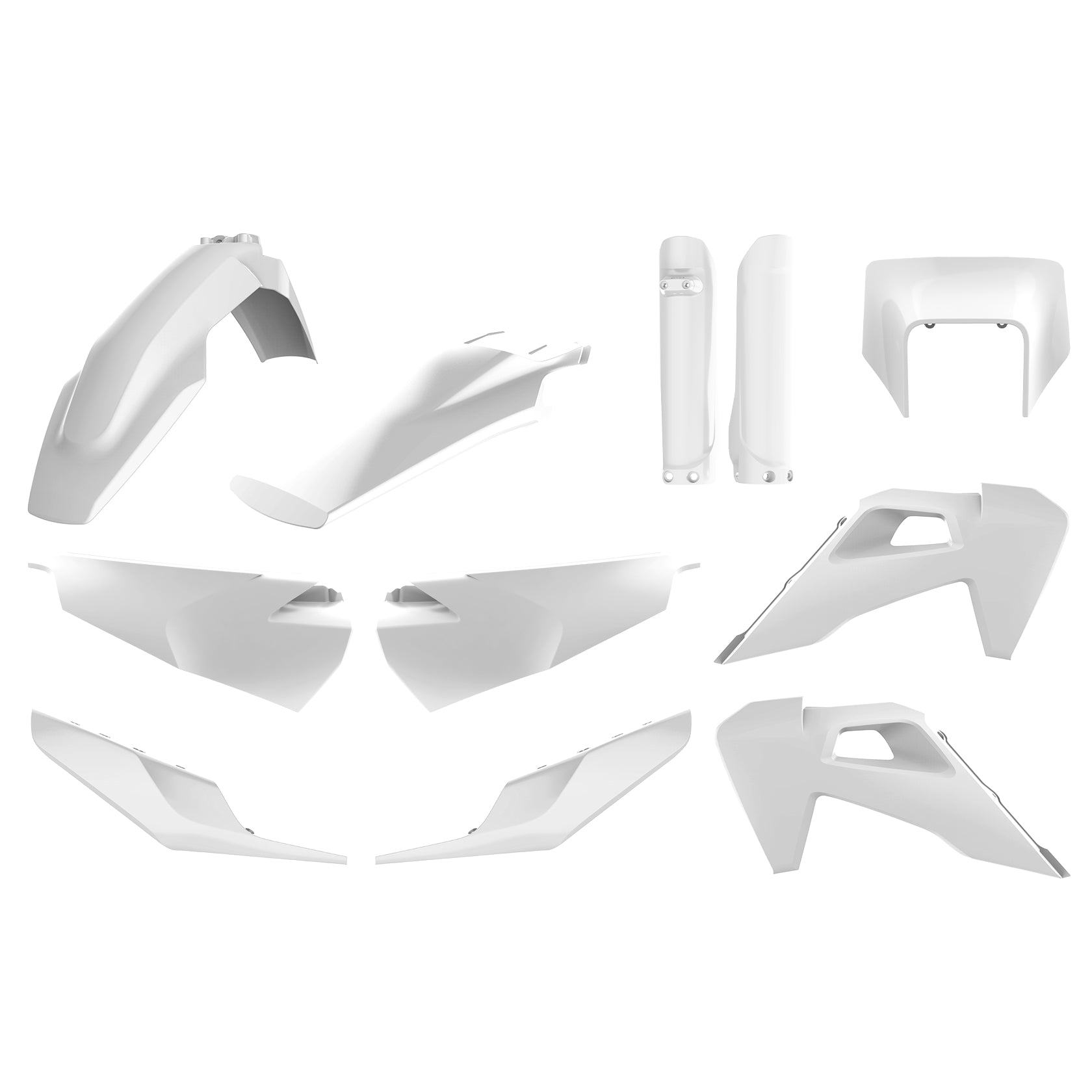 KIT PLASTICHE completo Polisport per Husqvarna FE 250 2020-2023 / Bianco20
