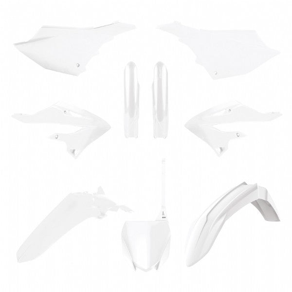 KIT PLASTICHE completo Polisport per Yamaha YZ 125 2022-2026 / Bianco