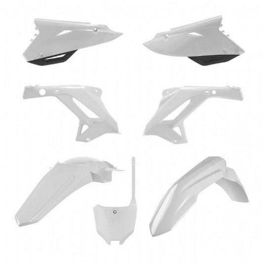 KIT PLASTICHE completo Polisport per Honda CR 125 2002-2007 / restyling CR 125/250 02-07 Bianco CRF22 style