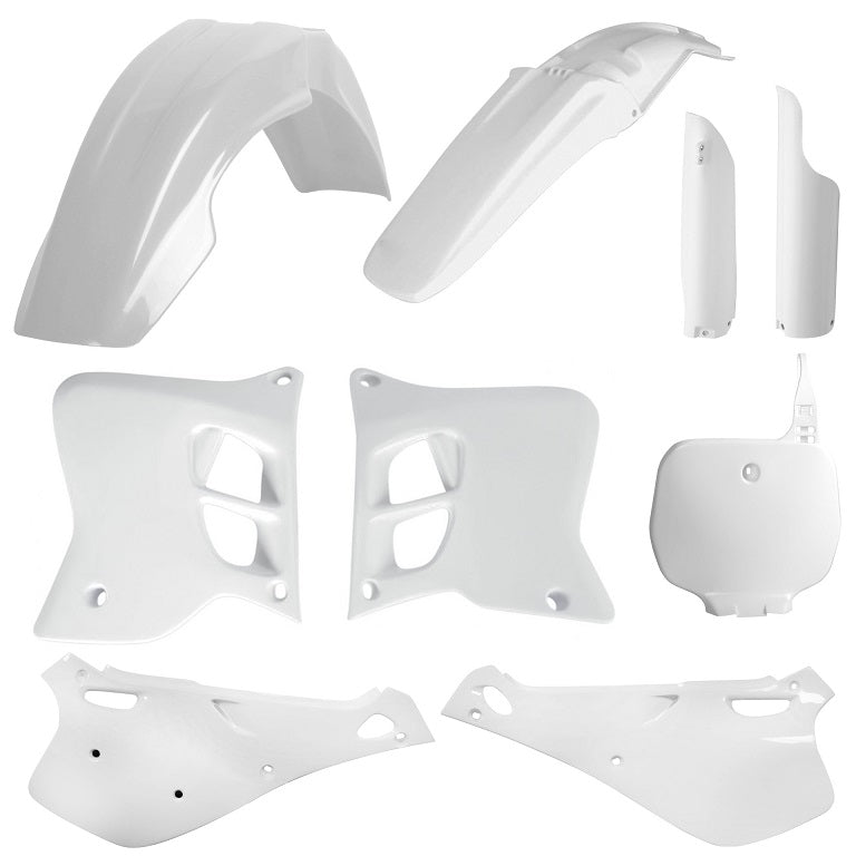 KIT PLASTICHE completo Polisport per Yamaha YZ 250 1993-1995 / Bianco