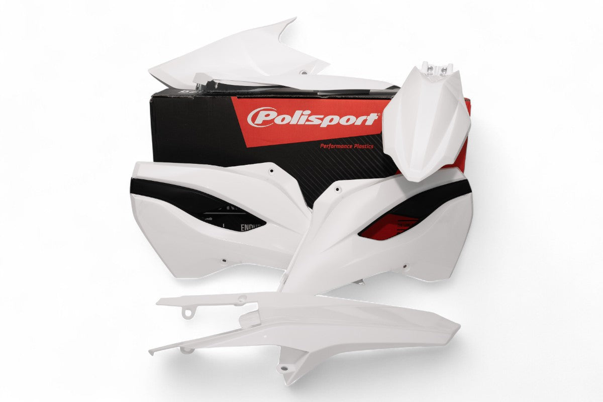 KIT PLASTICHE completo Polisport per Husqvarna FE 250 2015-2016 / Bianco