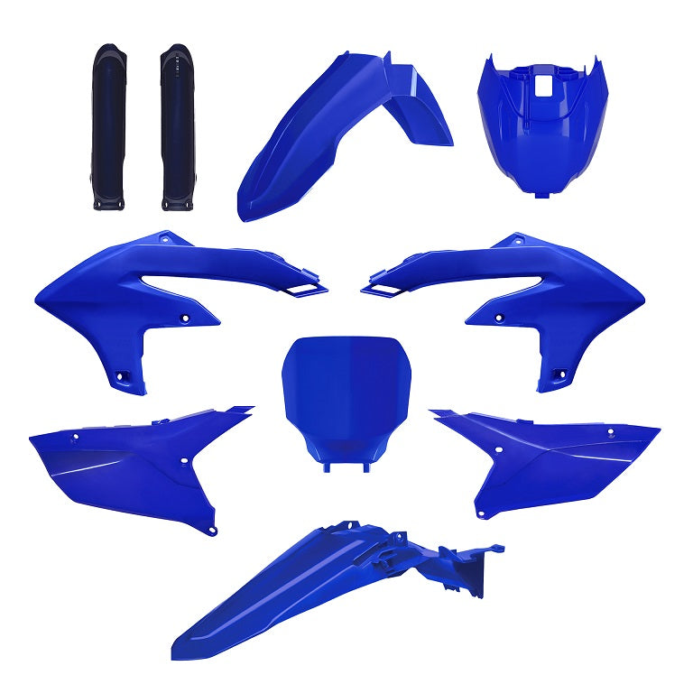 KIT PLASTICHE completo Polisport per Yamaha YZ 250 F 2024-2026 / Blu yam98