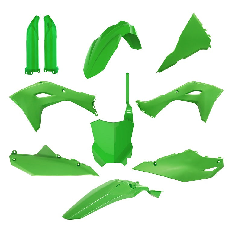 KIT PLASTICHE completo Polisport per Kawasaki KX 450 F 2024-2026 / Verde05