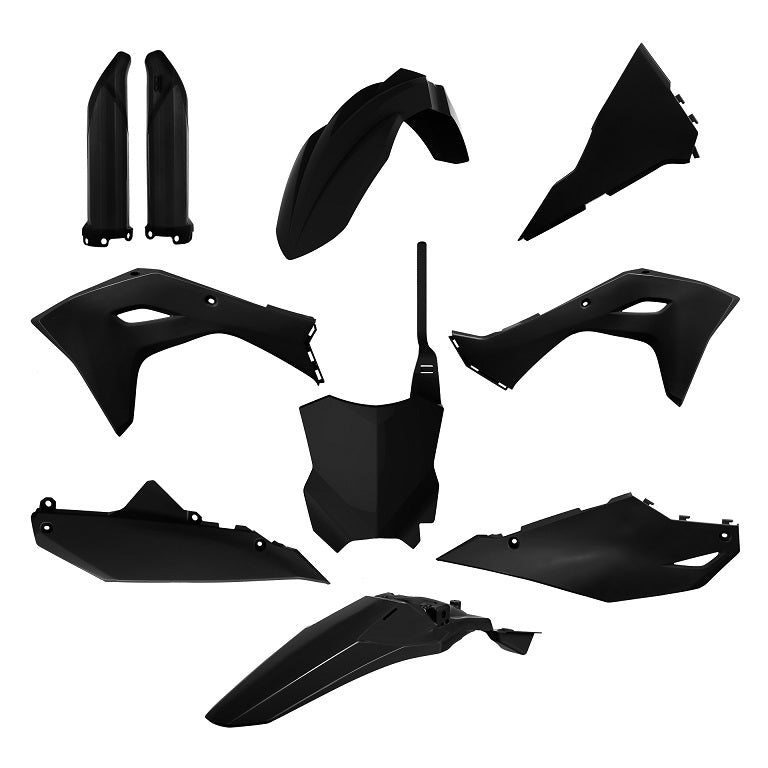 KIT PLASTICHE completo Polisport per Kawasaki KX 250 F 2025-2026 / Nero