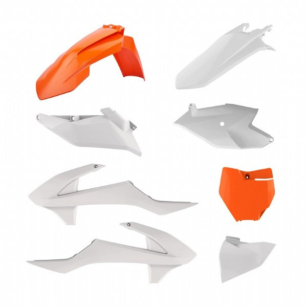KIT PLASTICHE completo Polisport per Ktm SX 85 2018-2024 / Arancione16/Bianco (P91369)