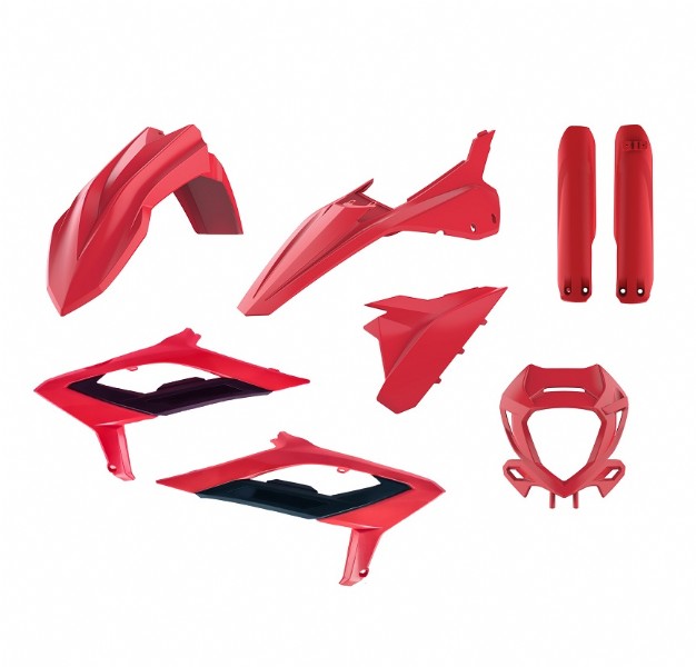 KIT PLASTICHE completo Polisport per Beta RR 250 2023-2024 / Rosso (P91374)
