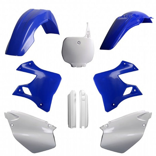 KIT PLASTICHE completo Polisport per Yamaha YZ 125 1996-1999 / Blu yam98/Bianco