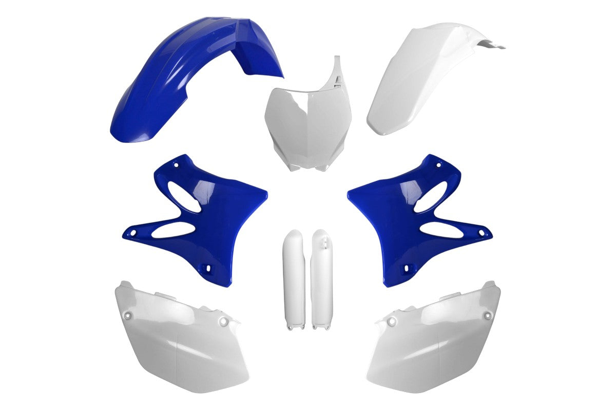 KIT PLASTICHE completo Polisport per Yamaha YZ 125 2008-2014 / Blu yam98/Bianco