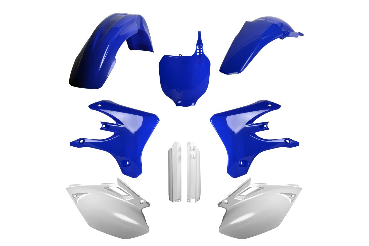 KIT PLASTICHE completo Polisport per Yamaha YZ 250 F 2003-2004 / Blu yam98/Bianco