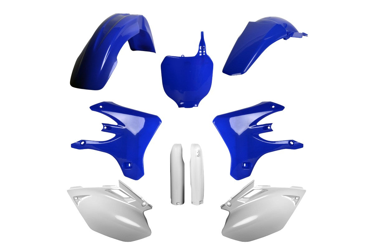 KIT PLASTICHE completo Polisport per Yamaha YZ 250 F 2005-2005 / Blu yam98/Bianco