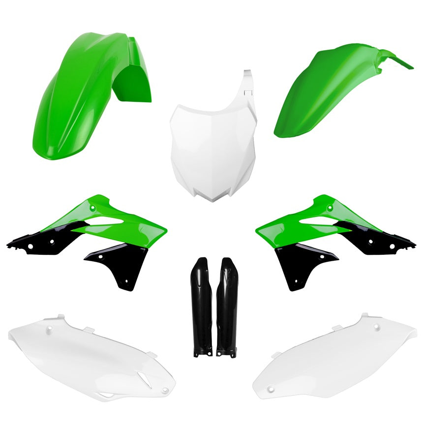 KIT PLASTICHE completo Polisport per Kawasaki KX 250 F 2013-2016 / Verde05/Nero (P91489)