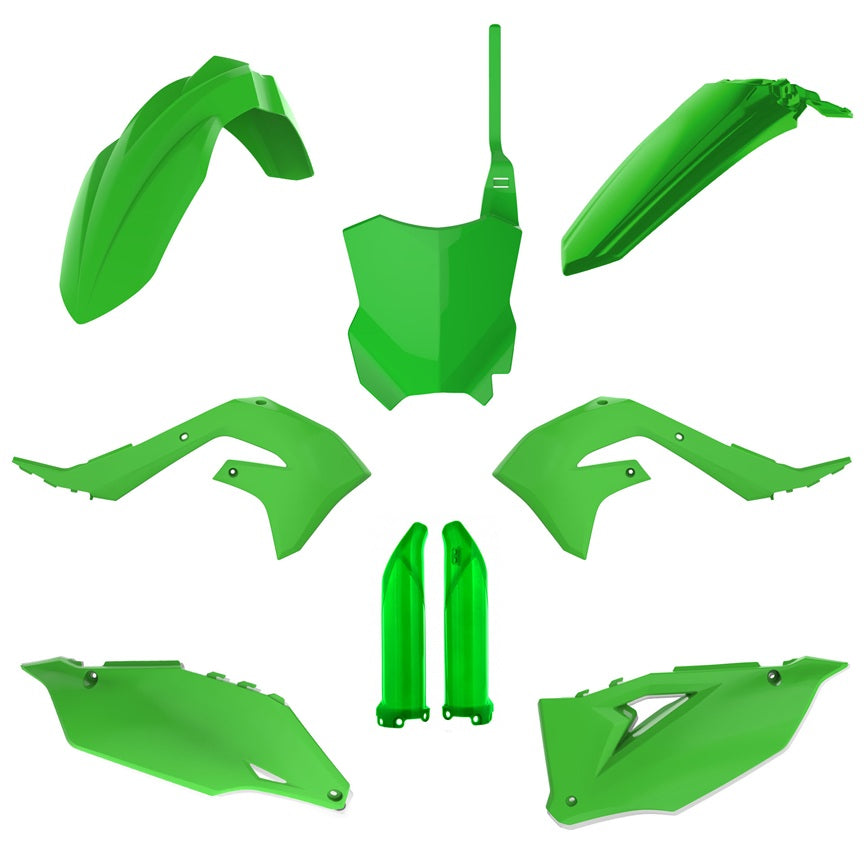 KIT PLASTICHE completo Polisport per Kawasaki KX 250 F 2021-2024 / Verde05