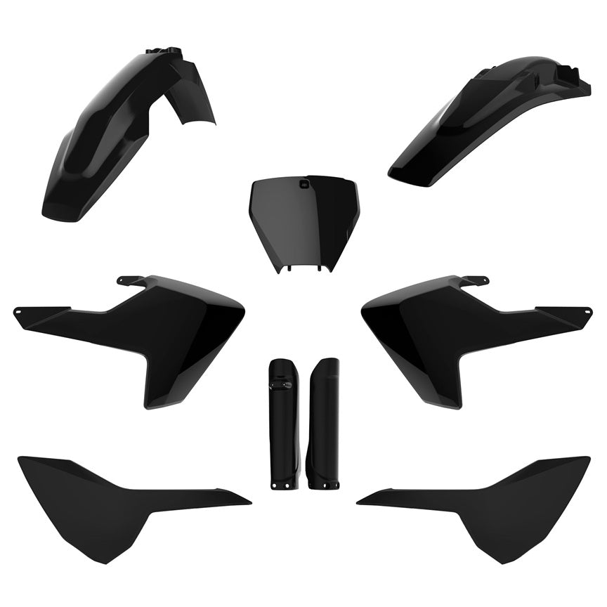 KIT PLASTICHE completo Polisport per Husqvarna TC 125 2016-2018 / Nero