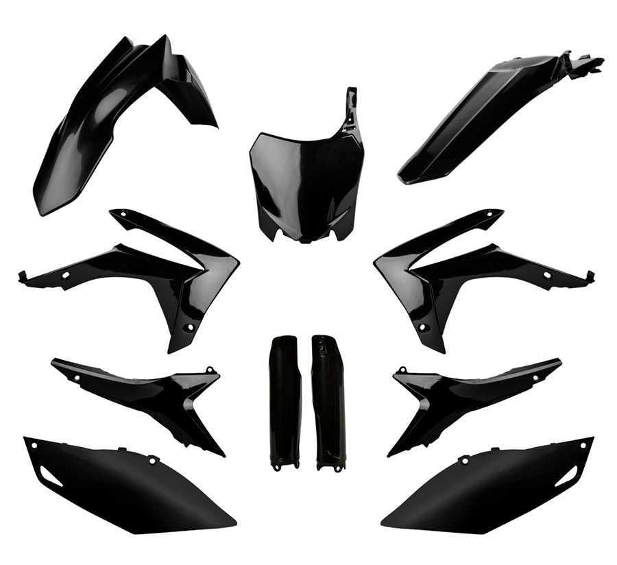 KIT PLASTICHE completo Polisport per Honda CRF 250 R 2014-2017 / Nero