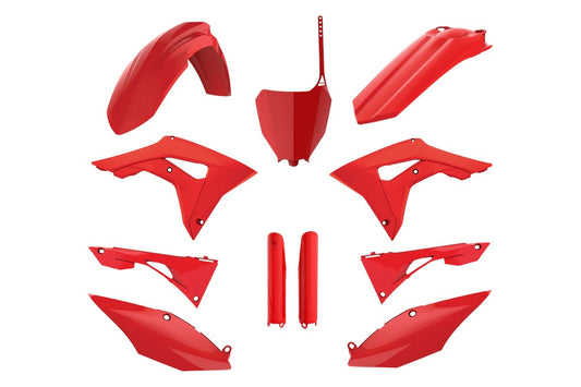 KIT PLASTICHE completo Polisport per Honda CRF 250 R 2018-2021 / Rosso cr04