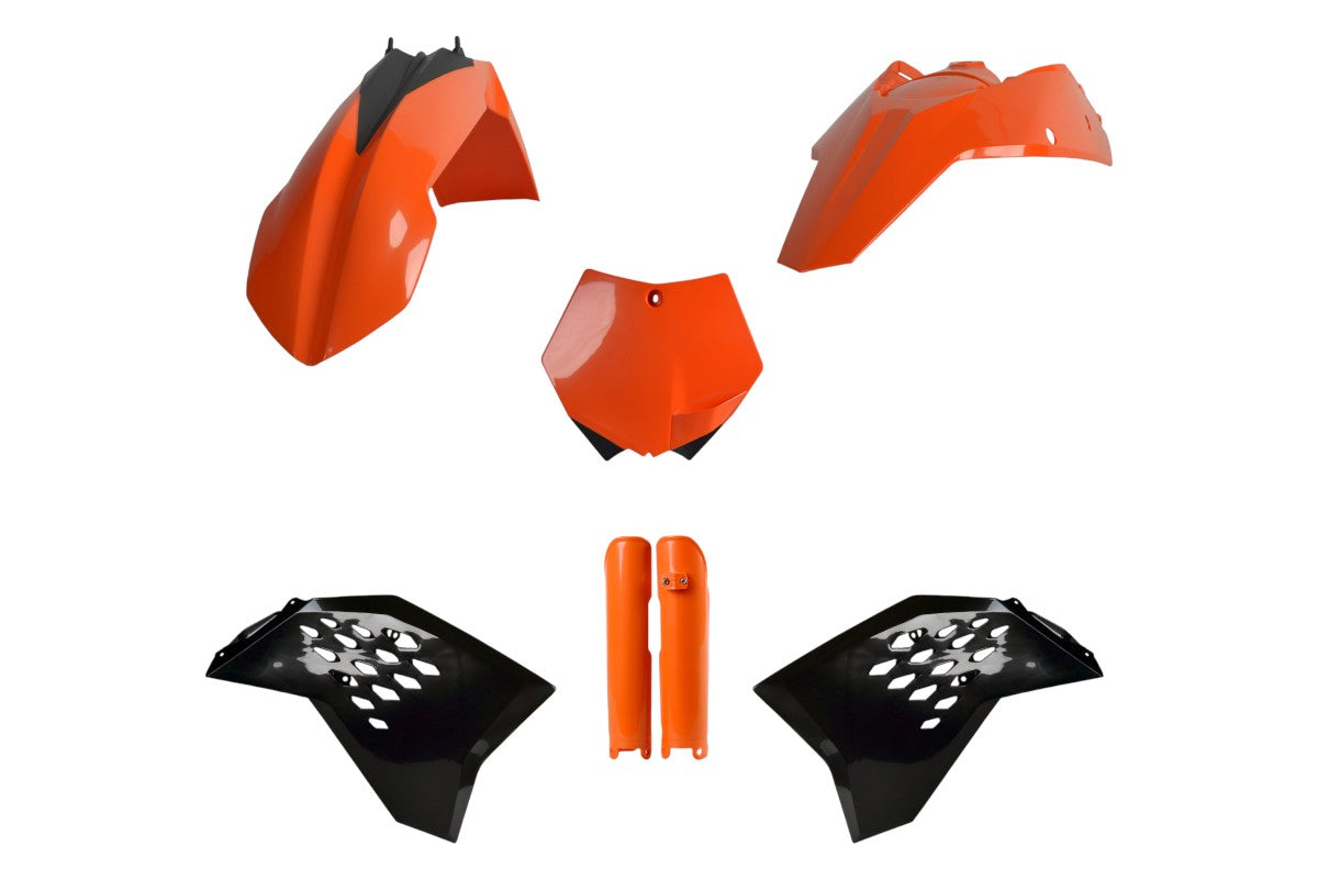 KIT PLASTICHE completo Polisport per Ktm SX 250 2007-2007 / Arancione/Nero