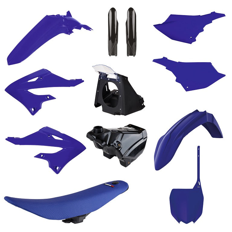 KIT RESTYLING COMPLETO CON SELLA E SERBATOIO YZ 125/250 POLISPORT PER YAMAHA YZ 250 2002-2021 / BLU YAM98