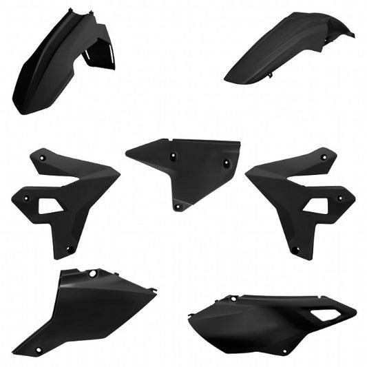 KIT PLASTICHE completo Polisport per Suzuki DRZ 400 E 2000-2024 / restyling  DRZ 400 E/S 00-24 Nero