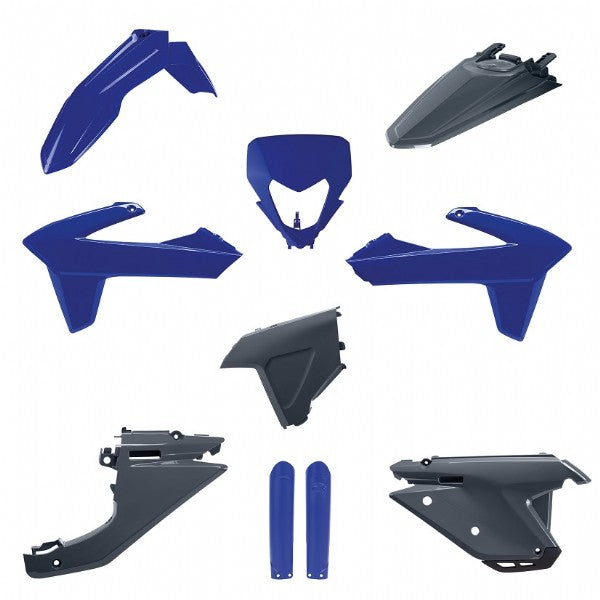 KIT PLASTICHE completo Polisport per Sherco 250 SEF-R 2025-2026 / Blu/Nardo grey