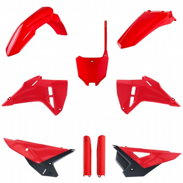 KIT PLASTICHE completo Polisport per Honda CRF 250 R 2025-2026 / Rosso cr04