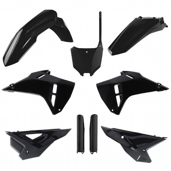 KIT PLASTICHE completo Polisport per Honda CRF 250 R 2022-2024 / restyling CRF 250/450 R Nero CRF25 style