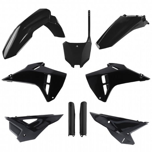 KIT PLASTICHE completo Polisport per Honda CRF 450 R 2021-2024 / restyling CRF 250/450 R Nero CRF25 style