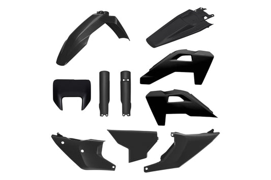 KIT PLASTICHE completo Polisport per Husqvarna FE 250 2026-2026 / Nero