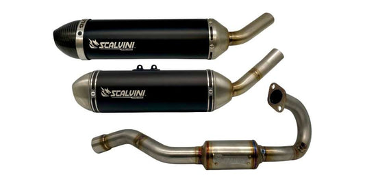 Scalvini Fantic 125 XEF 21-22 Euro 5 - completo nero-acciaio
